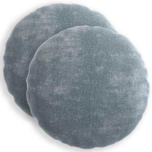 vidaXL Housse de coussin 2 pc HEERLEN Bleu clair &Oslash; 50 cm