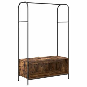 vidaXL Porte-v&ecirc;tements Ch&ecirc;ne brun 100 x 44 x 160 cm Bois d'ing&eacute;nierie