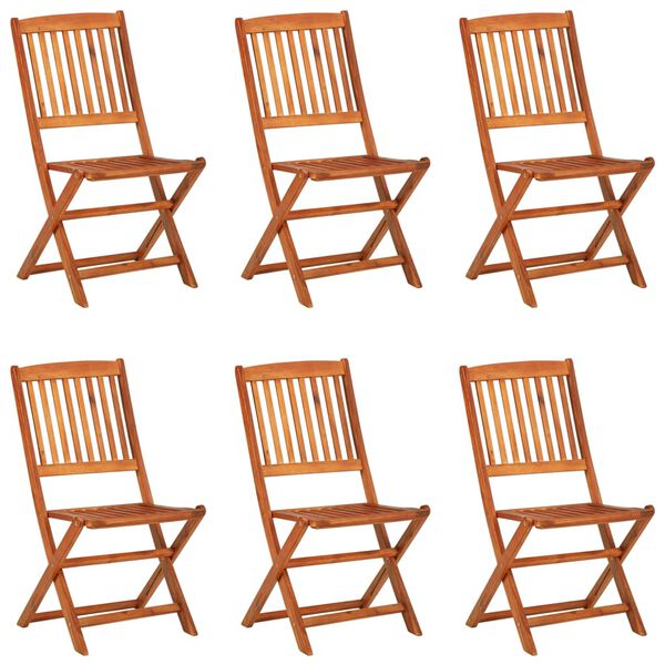 vidaXL Ensemble &agrave; manger de jardin 7 pcs bois massif d'acacia