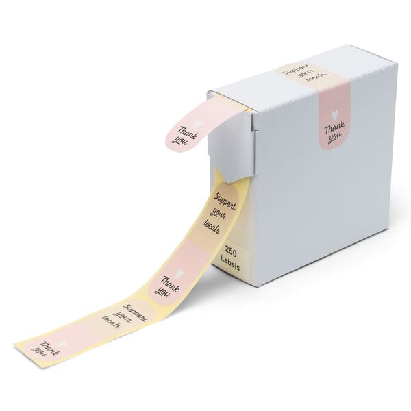 rillprint Assortiment d'autocollants 250 pcs x 5 rouleaux