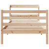 vidaXL Cadre de lit avec tête de lit sans matelas 90x200 cm
