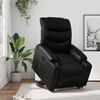 vidaXL Fauteuil inclinable &eacute;lectrique noir similicuir
