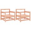 vidaXL Chaises de jardin lot de 2 cm bois massif douglas