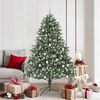 vidaXL Sapin de Noël artificiel avec 300 LED Vert 126 x 126 x 180 cm