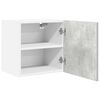 vidaXL Armoire suspendue 2 pcs Gris b&eacute;ton et Blanc 40 x 31 x 40 cm