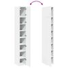 vidaXL Armoire de rangement mince blanc 30x42,5x225 cm
