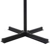 vidaXL Parasol de jardin avec base portable anthracite