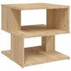 vidaXL Table d'appoint Ch&ecirc;ne sonoma 40x40x40 cm Agglom&eacute;r&eacute;