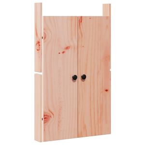 vidaXL Porte de cuisine MEPPEL Marron 50 x 9 x 82 cm douglas massif