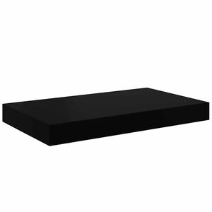 vidaXL Étagère murale flottante Noir brillant 40x23x3,8 cm MDF
