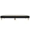 vidaXL Cadre de lit sans matelas noir 140x190 cm bois d'ingénierie