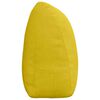 vidaXL Coussin de Dos Jaune 200 x 24 x 50 cm Velours