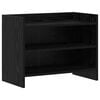 vidaXL Meuble TV 60 x 33 x 47 cm Ch&ecirc;ne noir Bois d'ing&eacute;nierie