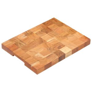 vidaXL Planche &agrave; d&eacute;couper 40x30x3,8 cm Bois d'acacia massif