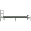 vidaXL Cadre de lit sans matelas gris m&eacute;tal 120x200 cm