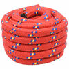 vidaXL Corde de bateau 25 m 4 Rouge PP