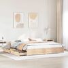 vidaXL Cadre de lit sans matelas 160x200 cm bois massif de pin