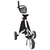 vidaXL Trolley de Golf Noir et Blanc 100 x 69 x 114 cm Aluminium