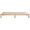 vidaXL Cadre de lit sans matelas 90x200 cm bois de pin massif