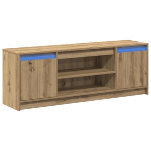 vidaXL Unites TV Marron 139,5 x 34 x 50 cm Bois d'ing&eacute;nierie