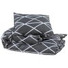 vidaXL Ensemble de housse de couette Gris 200x220 cm Coton