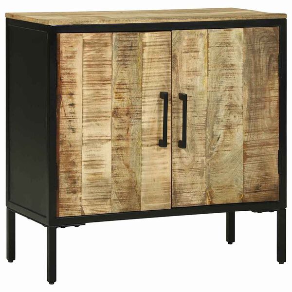 vidaXL Buffet avec tiroir 70 x 35 x 70 cm Bois de manguier massif