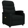 vidaXL Fauteuil électrique de massage Noir Tissu