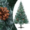 vidaXL Arbre de No&euml;l artificiel avec pommes de pin 150 cm