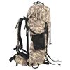 vidaXL Sac &agrave; dos de randonn&eacute;e marron camouflage 80 L tissu oxford