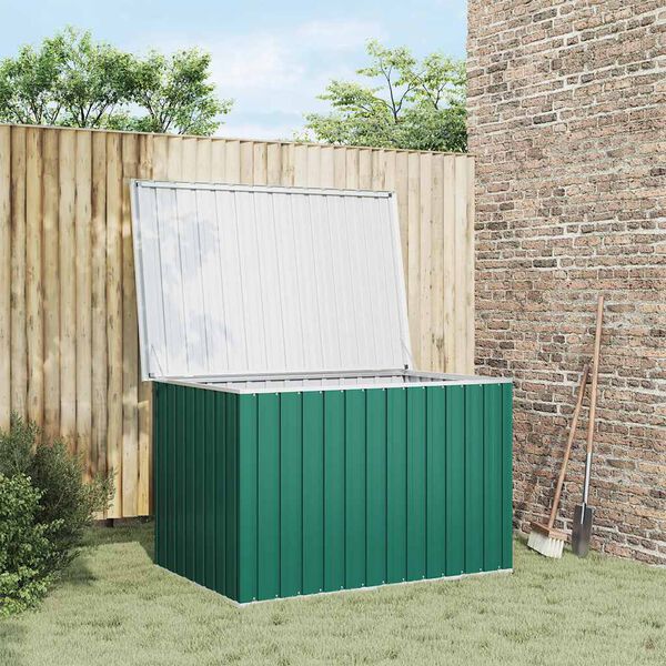 vidaXL Bo&icirc;te de rangement de jardin Vert 149x99x93 cm