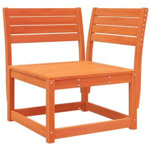 vidaXL Canap&eacute; d'angle de jardin cire marron 73x73x78cm bois pin massif
