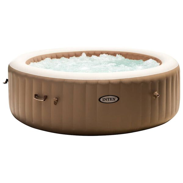 Intex Baignoire de massage &agrave; bulles Rond PureSpa