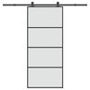 vidaXL Porte coulissante avec kit de quincaillerie 90x205 cm Verre ESG