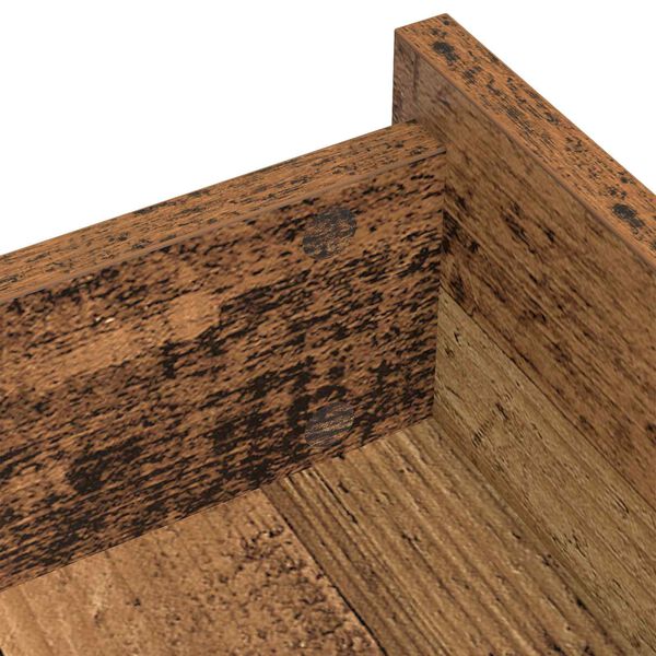 vidaXL Couverture de vis auto-adh&eacute;sive 12 pcs Bois ancien