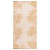 vidaXL Tapis &agrave; tissage plat d'ext&eacute;rieur 100x200 cm Motif de feuille