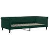 vidaXL Lit de jour avec gigogne et matelas vert fonc&eacute; 90x200cm velours