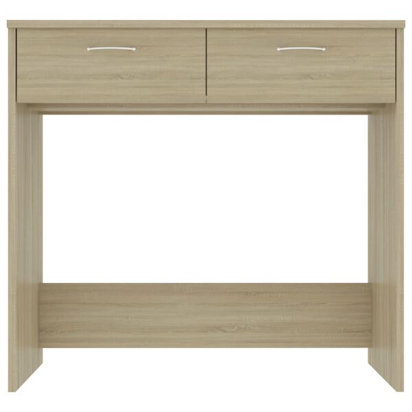 vidaXL Bureau Chêne Sonoma 80x40x75 cm Aggloméré