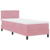 vidaXL Lit &agrave; ressorts avec matelas Rose 80 x 200 cm Velours