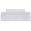 vidaXL Housse extensible de canap&eacute; 2 places Blanc Jersey de polyester