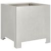 vidaXL Jardinière 30x30x30 cm acier inoxydable