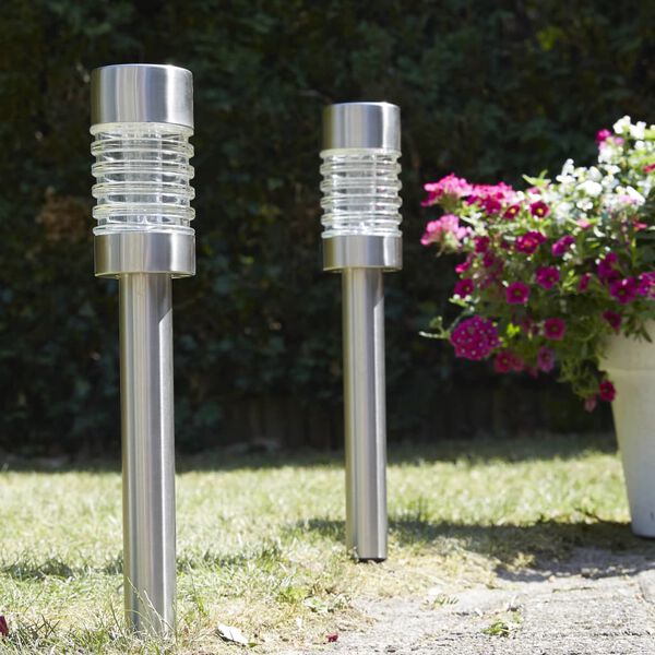 Luxform Lampe de jardin &agrave; LED solaire Torino 2 pcs