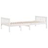 vidaXL Lit pour enfants sans matelas blanc 90x190cm bois de pin massif