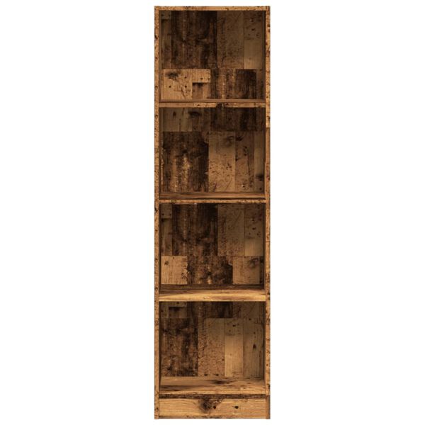 vidaXL Bibliothèque vieux bois 40x24x143 cm bois d'ingénierie