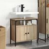 vidaXL Cabinet de salle de bain avec stockage Beige 60 x 30 x 60 cm