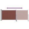 vidaXL Auvent lat&eacute;ral r&eacute;tractable de patio 100x300 cm Marron