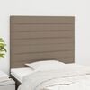 vidaXL T&ecirc;te de lit Taupe 90x5x118/128 cm Tissu