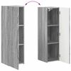 vidaXL Ensemble meuble TV 4 pcs Gris Sonoma Bois d'ing&eacute;nierie