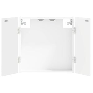 vidaXL Cabinet pour cible ALKMAAR Blanc 52,5 x 10,5 x 53,5 cm