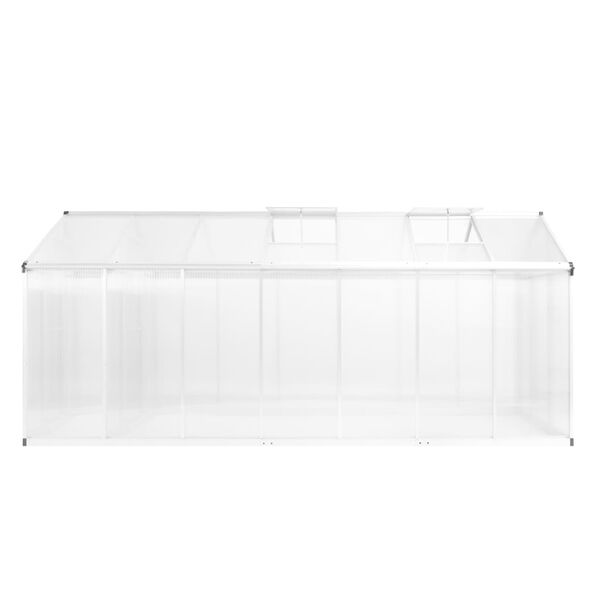 vidaXL Serre Aluminium 421x190x195 cm 15,6 m³