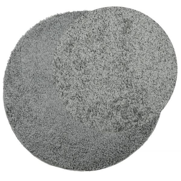 vidaXL Tapis shaggy PAMPLONA poils longs moderne vert &Oslash; 100 cm